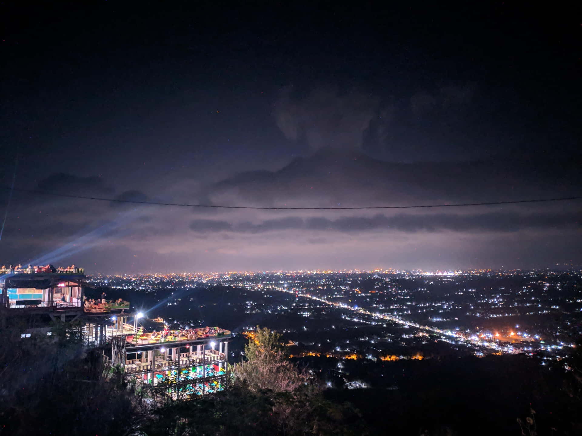 View Bukit Bintang Malam Hari