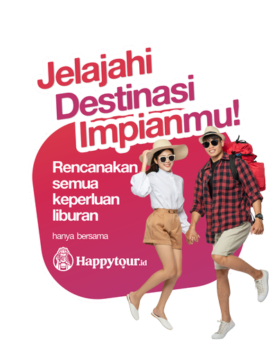 Pop-up Promo Banner Paket Wisata Happy Tour