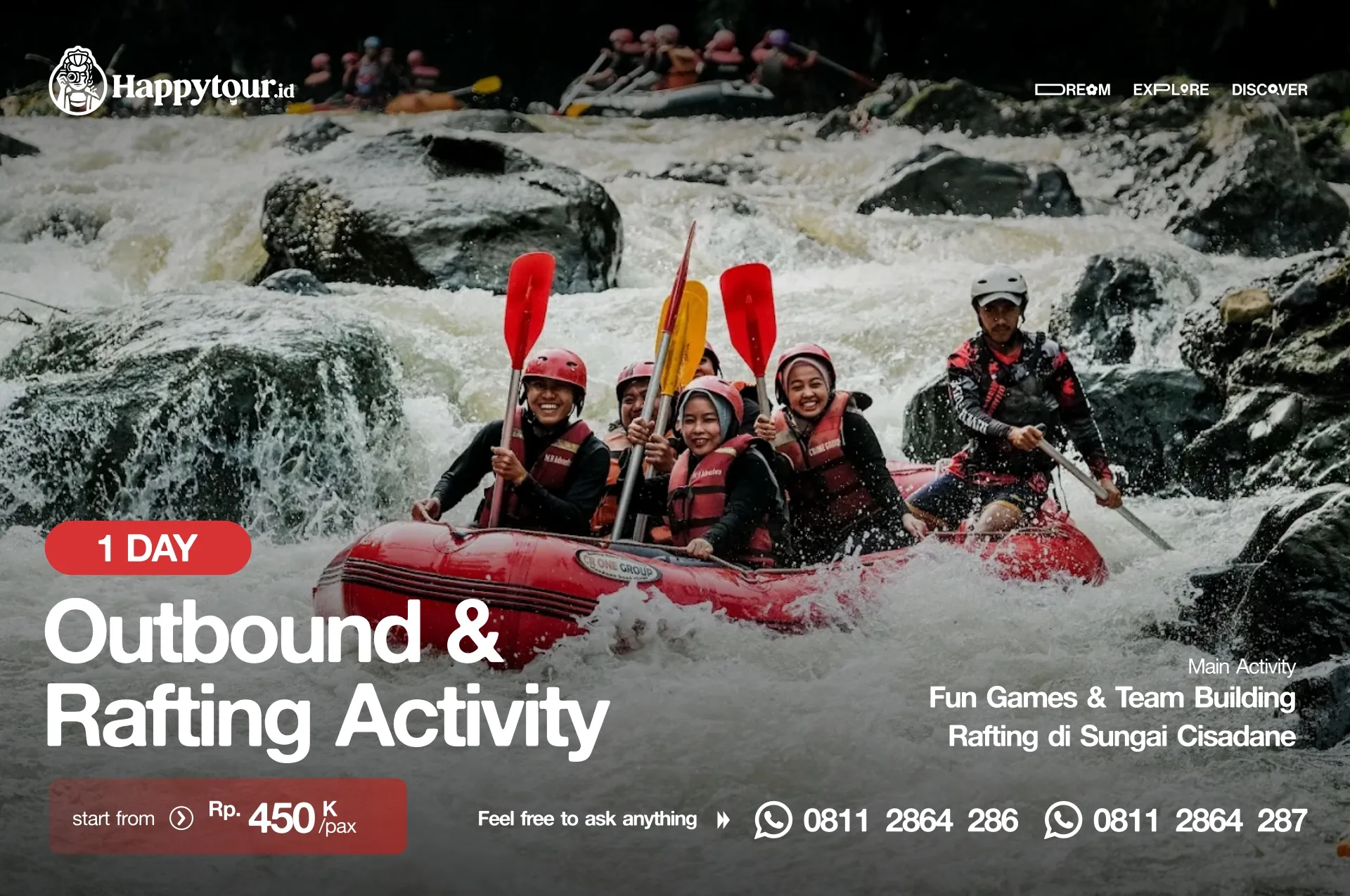 1D Gathering Bogor_2 Paket Rafting Bogor